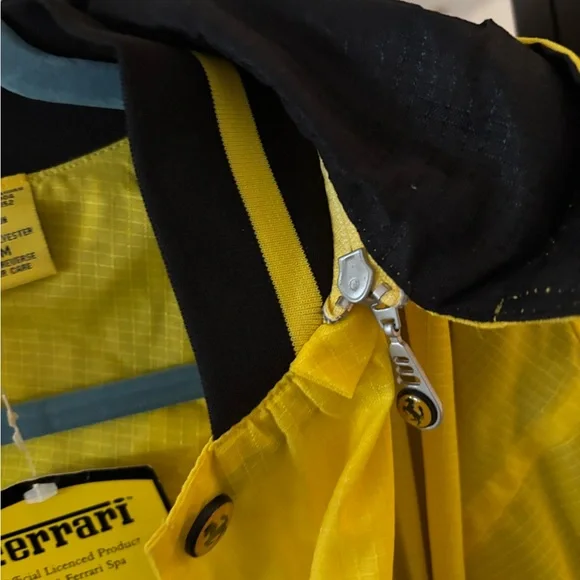 VINTAGE 1998 Ferrari F1 Racing Windbreaker with Removable Hood NWT - Picture 14 of 16
